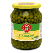 Kedainiu Konservai - Pickled Green Peas 720ml