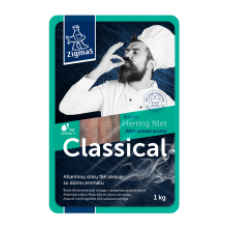 Zigmas - Classic Smoked Herring Fillet in Oil 1kg