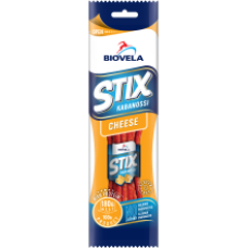 Biovela - STIX Kabanossi Cheese 100g