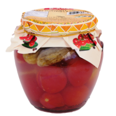 Papa - Assorty Cherry Tomatoes and Gherkins 580ml