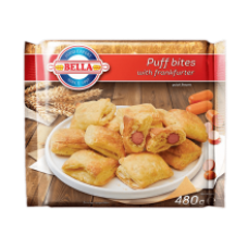 Bella - Mini Puff Pastry with Frankfurter 480g (15x32g)