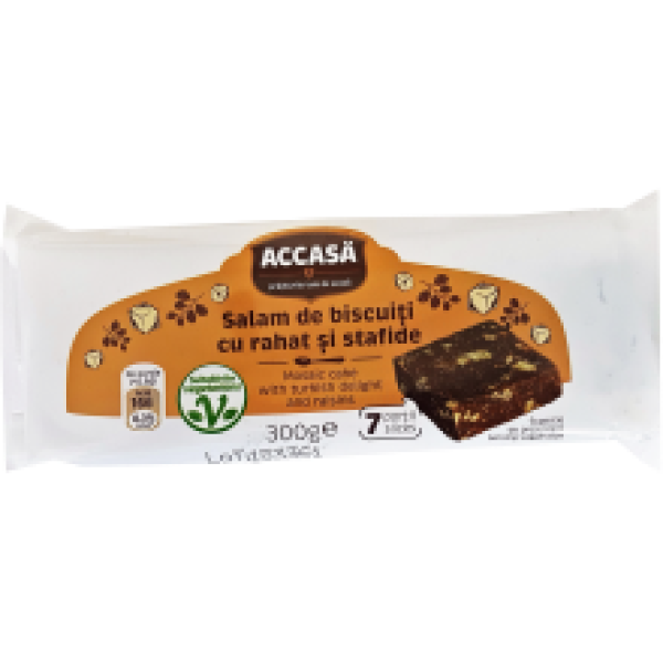 Accasa - Biscuits Cake with Turkish Delight & Raisin / Salam Biscuiti 300g