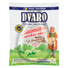 Dvaro - Curd Cheese with Caraways 22% fat kg (~300g)