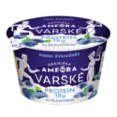 Greek Amfora Protein - Curd with Blueberries 200g