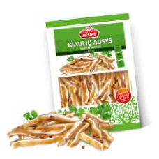 Mazeikiu Mesine - Hot Smoked Sliced Pork Ears kg (~250g)