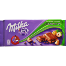 Milka - Milk Chocolate with Hazelnuts 90g