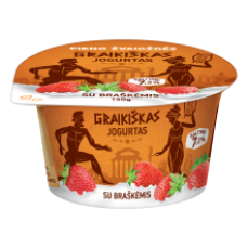 Pieno Zvaigzdes - Greek Yogurt with Strawberries 150g