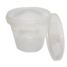 Plastic Food Container - Bucket with Lid 1000ml